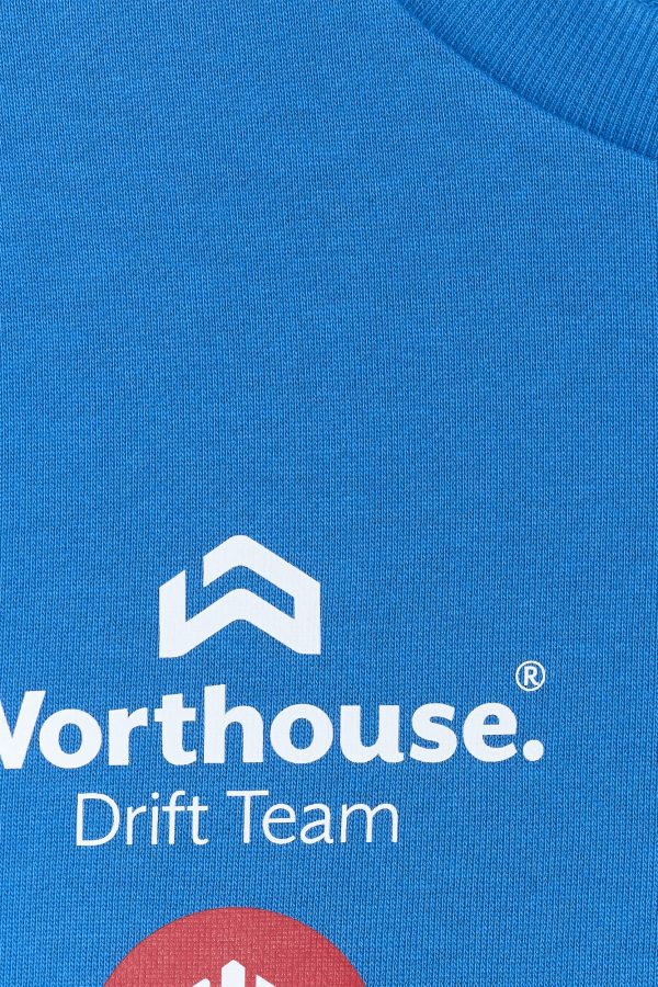 Worthouse Drift Team 4F pullover sweatshirt - blue
