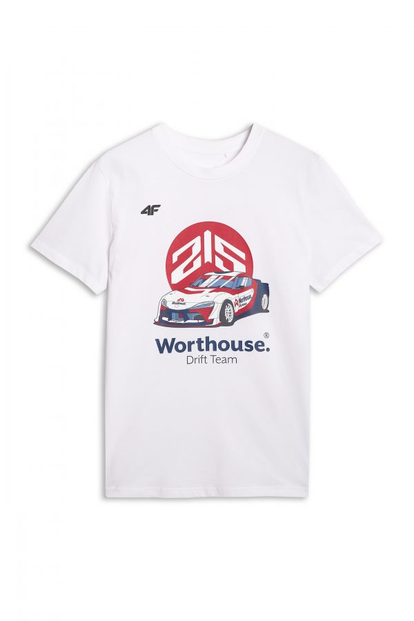 Worthouse Drift Team 4F T-shirt - white